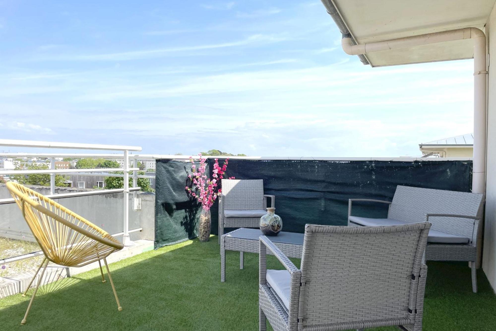 Le Rooftop - Terrasse - Parking - Piscine كان المظهر الخارجي الصورة